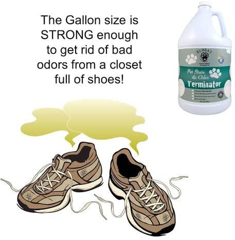 BUBBAS Super Strength Enzyme Cleaner - Pet Odor Eliminator - Carpet Stain Remover - Remove Dog & Cat Urine Odor from Mattress, Sofa, Rug, Laundry, Hardwood Floors and More. Puppy Training Supplies Animals & Pet Supplies > Pet Supplies > Small Animal Supplies > Small Animal Treats BUBBA'S ROWDY FRIENDS