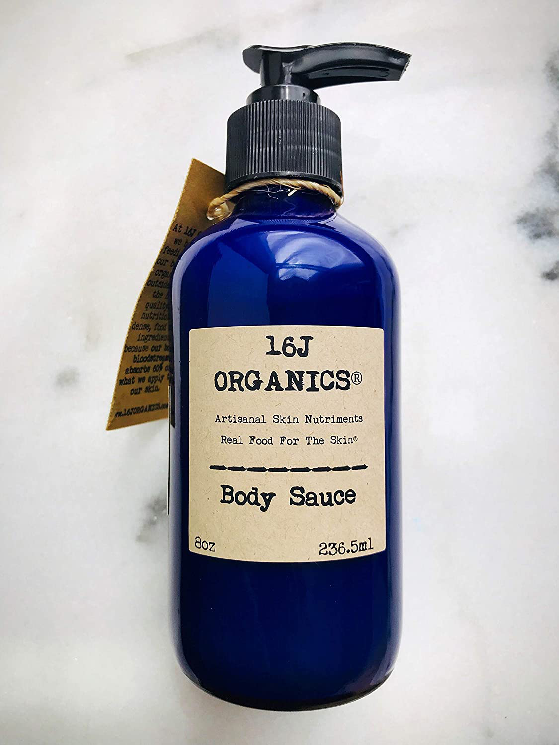 Creamy Body Oil Moisturizer - Body Sauce 8Oz - an Artisanal Green Treatment for Dry Skin - All Food Grade Ingredients Animals & Pet Supplies > Pet Supplies > Small Animal Supplies > Small Animal Food 16J Organics