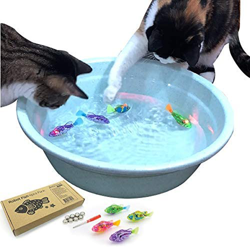 Indoor Cat Interactive Swimming Fish Toy Best Water Cat Toy for