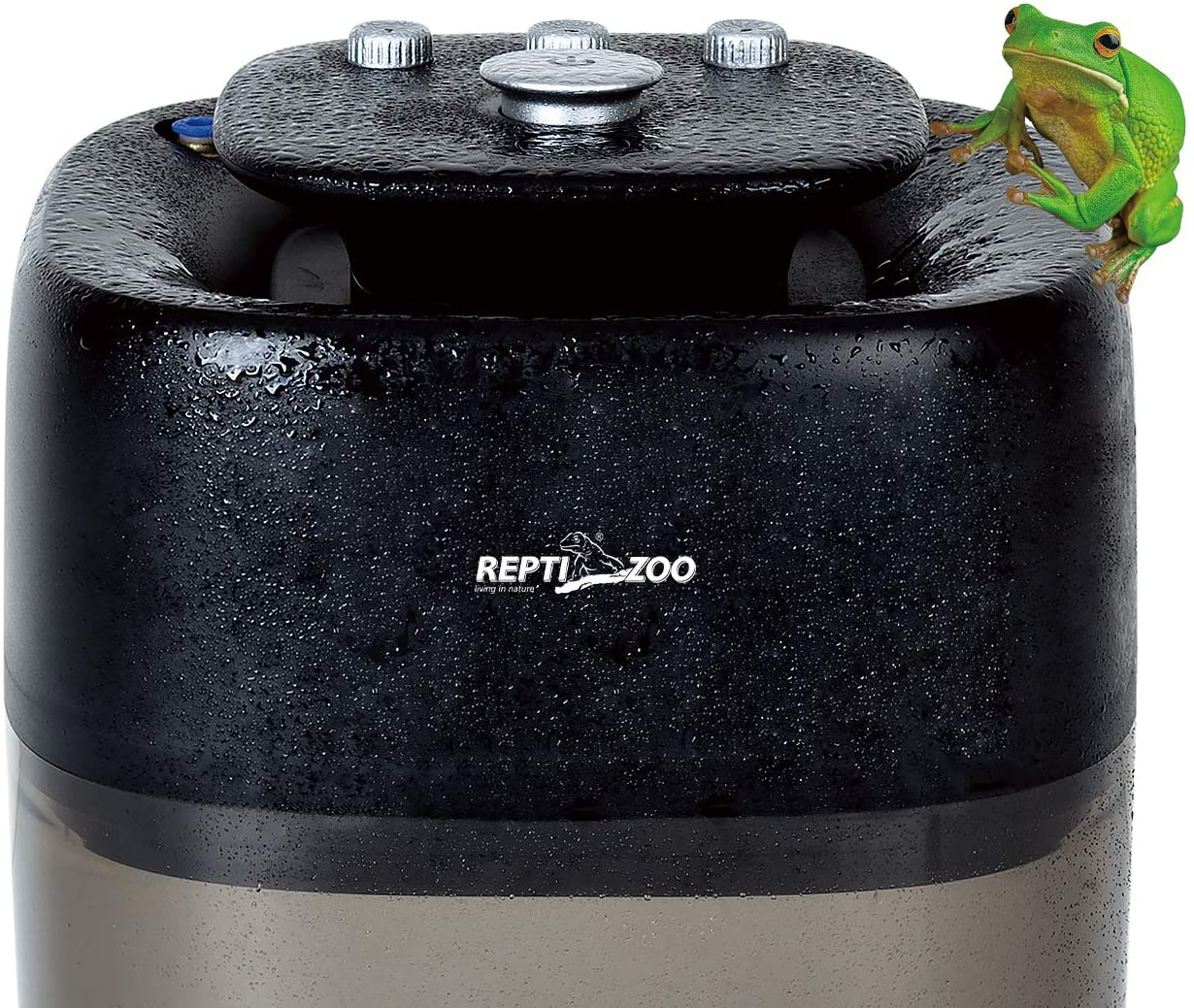 REPTI ZOO 10L Reptile Mister Fogger Terrariums Humidifier Extremly High Pressure Silent Pump Fog Machine Misting Rainforest Sprayer System Tank with 4PCS Nozzles for a Variety of Reptiles/Amphibians Animals & Pet Supplies > Pet Supplies > Reptile & Amphibian Supplies > Reptile & Amphibian Habitat Accessories REPTI ZOO