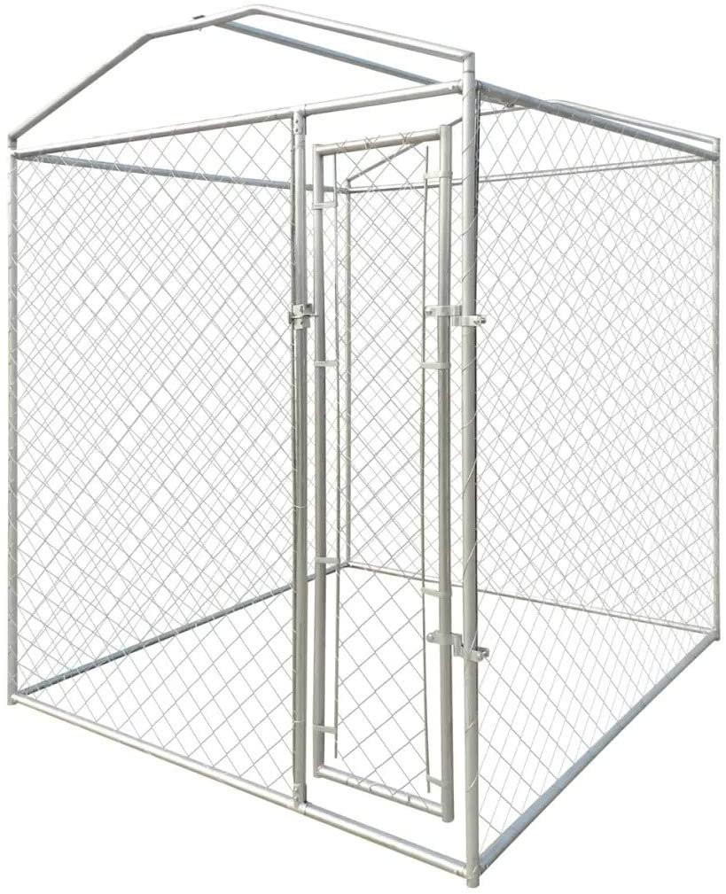 BNLD Lucky Dog - Pet Resort Heavy Duty Dog Outdoor Playpen with Water-Resistant Cover,Dog Kennel & Run,Outdoor Dog Kennel with Canopy Top 6'X6'X7.9' Animals & Pet Supplies > Pet Supplies > Dog Supplies > Dog Kennels & Runs BNLD