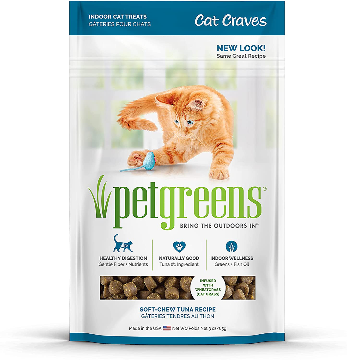 Pet Greens Semi-Moist Cat Craves Treats Animals & Pet Supplies > Pet Supplies > Cat Supplies > Cat Treats Pet Greens Tuna