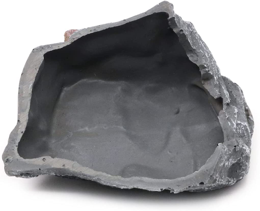 Nomal Reptile Hides and Caves Reptile Hideout Small Reptile Habitat Accessories Fish Hiding Cave Pet Lizard Rock Hide Cave for Bearded Dragon Tortoise Lizards Spiders Fish Amphibians Aquarium Animals & Pet Supplies > Pet Supplies > Reptile & Amphibian Supplies > Reptile & Amphibian Habitat Accessories oujimai