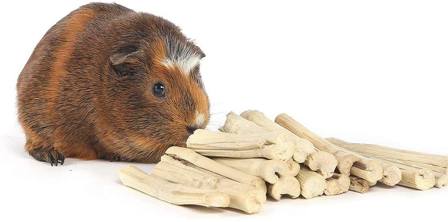 Niteangel Natural Bamboo Chew Toys for Rabbits, Chinchilla, Guinea Pigs and Other Small Animals Animals & Pet Supplies > Pet Supplies > Small Animal Supplies > Small Animal Treats Niteangel