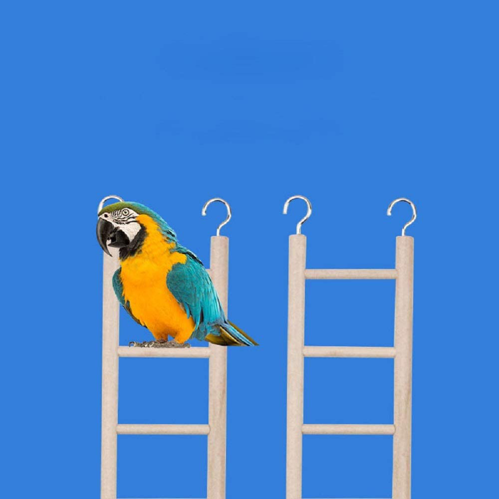 Birdie Basics 8-Step Wood Ladder for Bird, 14 Inch Animals & Pet Supplies > Pet Supplies > Bird Supplies > Bird Ladders & Perches xiaoqun