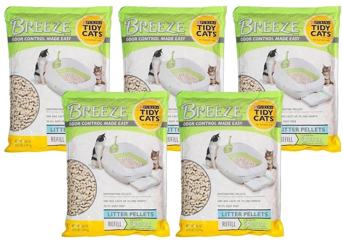 Tidy Cats Breeze Cat Litter Pellets - 3.5 Lbs - 5 Packs Animals & Pet Supplies > Pet Supplies > Cat Supplies > Cat Litter Tidy Cats