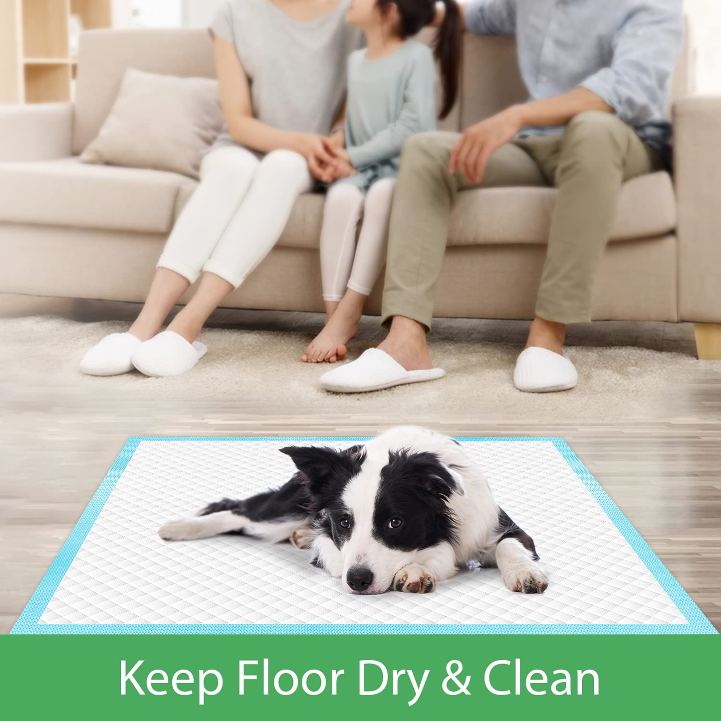 Deep Dear Extra Large Dog Pee Pads, Thicker Puppy Pads, Super Absorbent Pee Pads for Dogs, Disposable Dog Training Pads for Doggies, Cats, Rabbits, Leak-Proof Pet Pads for Housetraining Animals & Pet Supplies > Pet Supplies > Dog Supplies > Dog Diaper Pads & Liners Deep Dear