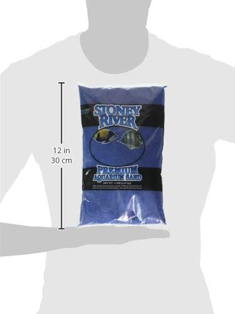 Stoney River Blue Aquatic Sand Freshwater and Marine Aquariums, 5-Pound Bag Animals & Pet Supplies > Pet Supplies > Fish Supplies > Aquarium Gravel & Substrates Stoney River