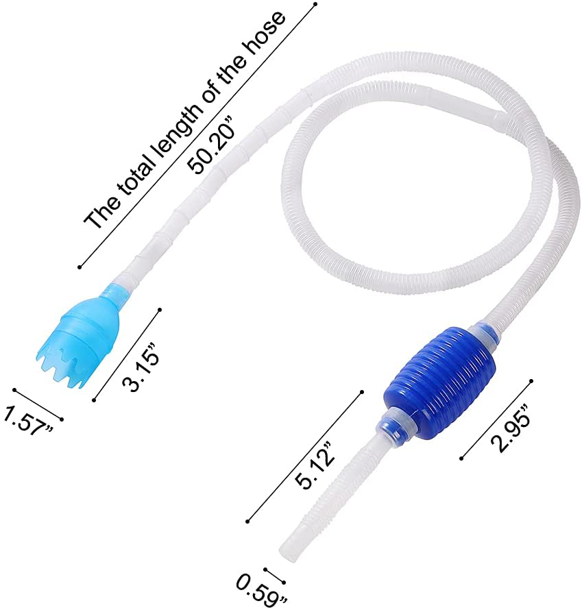 Magnetic Fish Tank Cleaner Floating Glass Cleaning Brush, Fish Net, Siphon Gravel Cleaner Water Exchanger - Aquarium Cleaning Tools Scratch-Free Scrubber Vacuum Algae Scrapers Kit 4 Packs Small Animals & Pet Supplies > Pet Supplies > Fish Supplies > Aquarium Cleaning Supplies BeNs