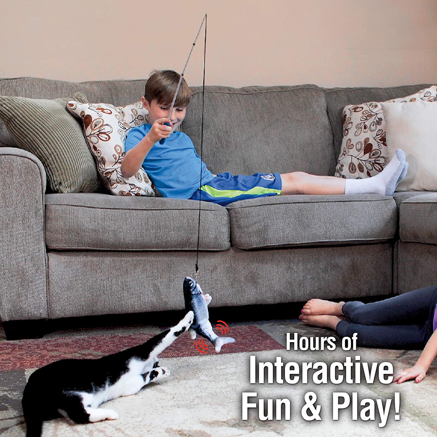 Ontel Flippity Fish Cat Toy Animals & Pet Supplies > Pet Supplies > Dog Supplies > Dog Treadmills Ontel