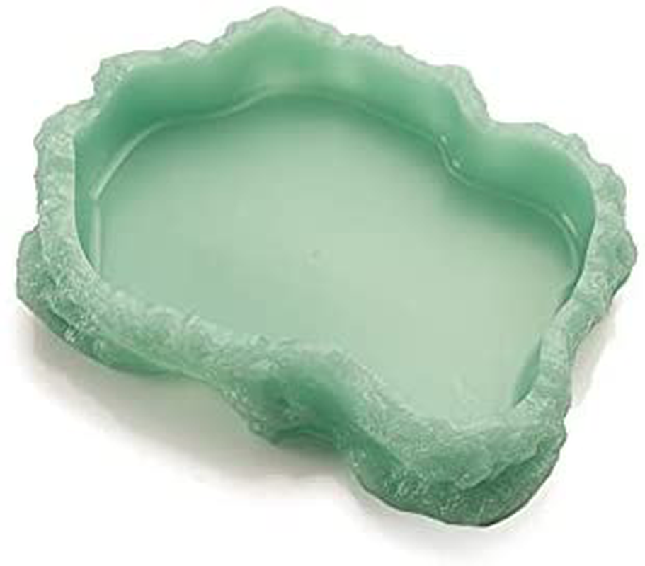 Runxf Luminous Reptile Dish Leopard Bearded Dragon Food Bowls Interesting Toy Amphibians Accessories for Reptile Tank Terrarium Feeding Animals & Pet Supplies > Pet Supplies > Reptile & Amphibian Supplies > Reptile & Amphibian Habitat Accessories RunXF Extra Large