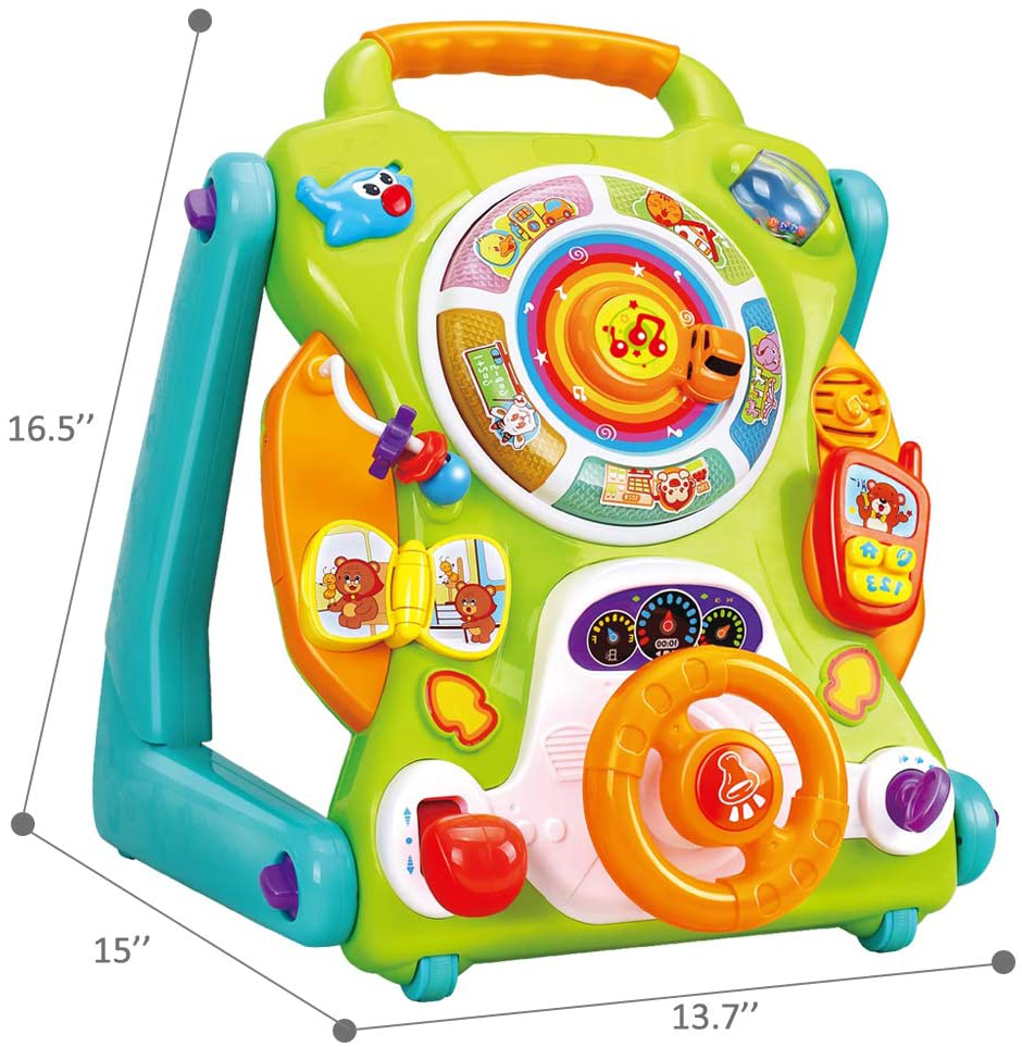 Iplay, Ilearn 3 in 1 Baby Walker Sit to Stand Toys, Kids Activity Center, Toddlers Musical Fun Table, Lights and Sounds, Learning, Birthday Gift for 9, 12, 18 Months, 1, 2 Year Old, Infant, Boy, Girl Animals & Pet Supplies > Pet Supplies > Bird Supplies > Bird Gyms & Playstands iPlay, iLearn