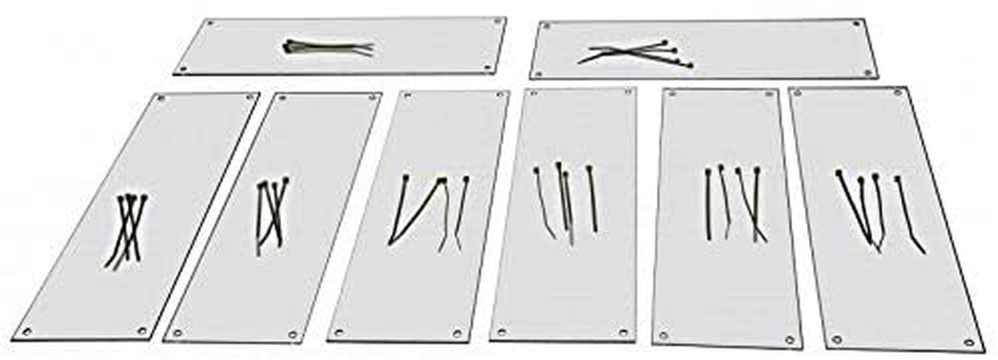 Urine Scatter Guard (8 Pack) for Cage - Clear and Bendable - Keep Bedding and Litter in Cage - Used for Guinea Pigs, Hedgehogs, Hamsters, Chinchillas, Rabbits, Reptiles and Other Small Animals Animals & Pet Supplies > Pet Supplies > Small Animal Supplies > Small Animal Bedding Pulse Brands