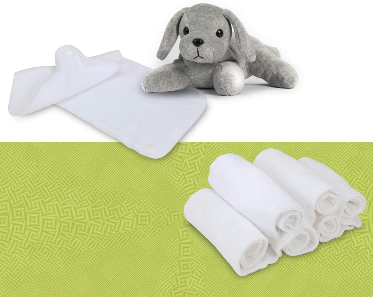 LUXJA Reusable Male Dog Diaper Pads (6 Pack) Animals & Pet Supplies > Pet Supplies > Dog Supplies > Dog Diaper Pads & Liners LUXJA