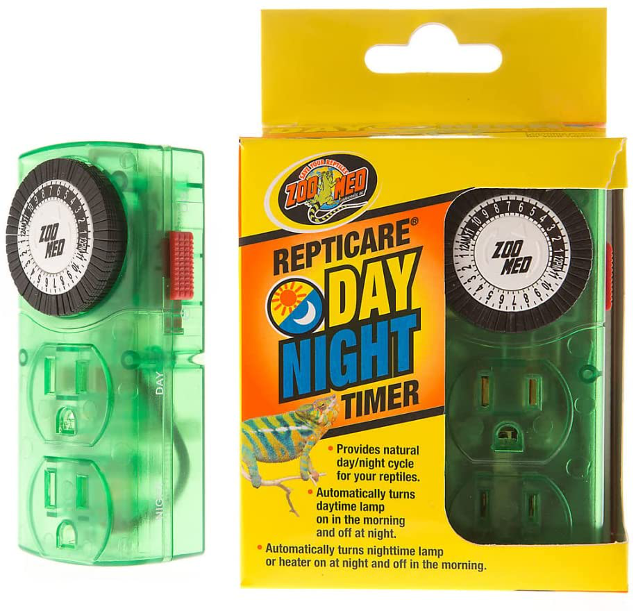 Dbdpet 'S Bundle with Zoomed Repticare Day & Night Reptile Timer - Automate Your Reptiles Lighting & Heating Schedules & Includes Attached Pro-Tip Guide Animals & Pet Supplies > Pet Supplies > Reptile & Amphibian Supplies > Reptile & Amphibian Habitat Heating & Lighting DBDPet