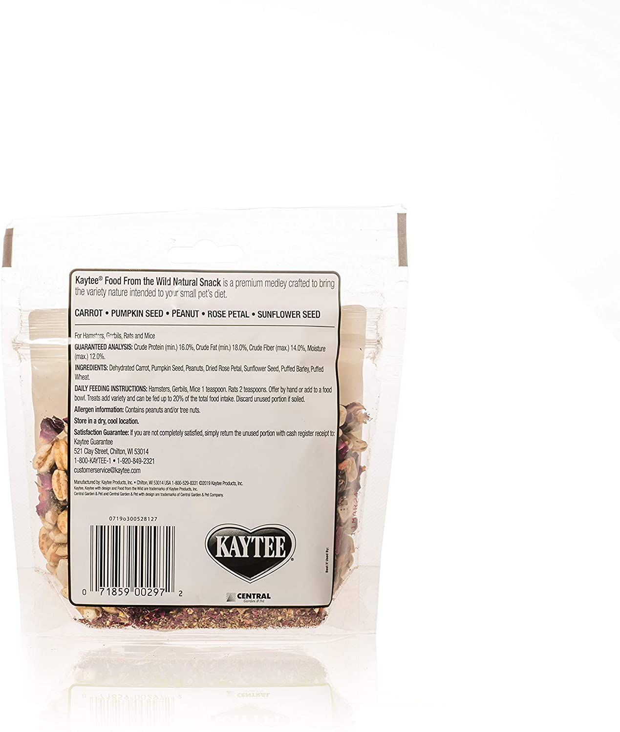 Kaytee Food from the Wild Natural Snack Animals & Pet Supplies > Pet Supplies > Small Animal Supplies > Small Animal Treats Kaytee