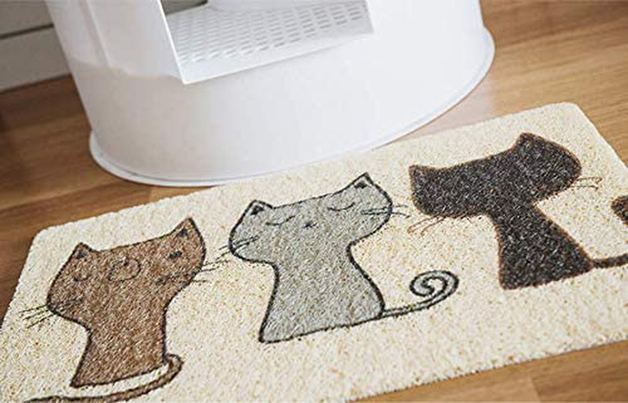 MJEMS Pets Cat Litter Mat Trapping Mat, Scatter Control for Cat Litter Box, Water Resistant, Waterproof Urine Scatter Control, Easy to Clean, XL Size, Non-Slip Animals & Pet Supplies > Pet Supplies > Cat Supplies > Cat Litter Box Mats MJEMS