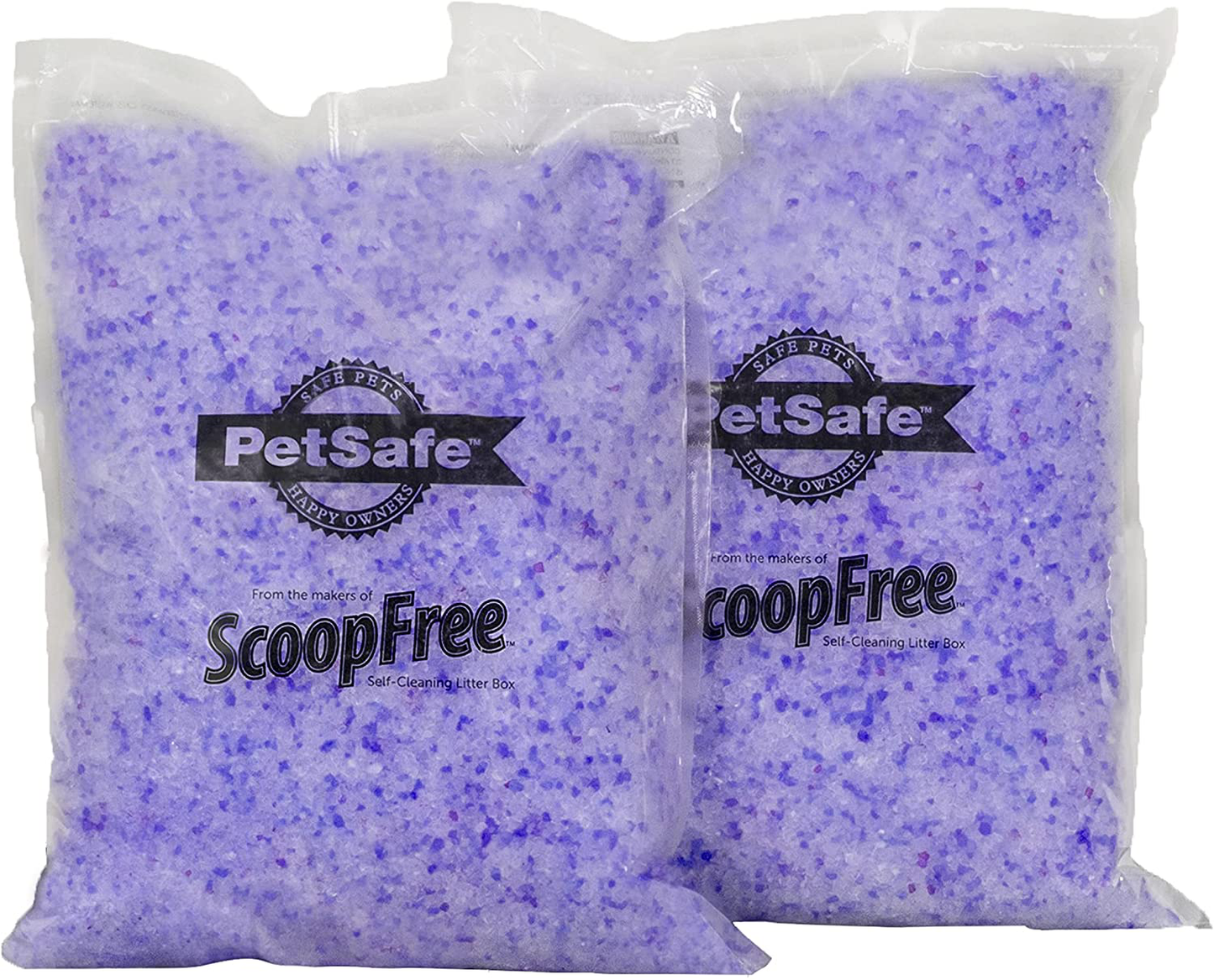 Petsafe Scoopfree Premium Crystal Cat Litter - Includes 2 Bags (4.5 Lb Each) of Litter - Works with Any Traditional Litter Box, Absorbs Faster than Clay Clumping, Low Tracking for Less Mess Animals & Pet Supplies > Pet Supplies > Cat Supplies > Cat Litter Waste Management Lavender