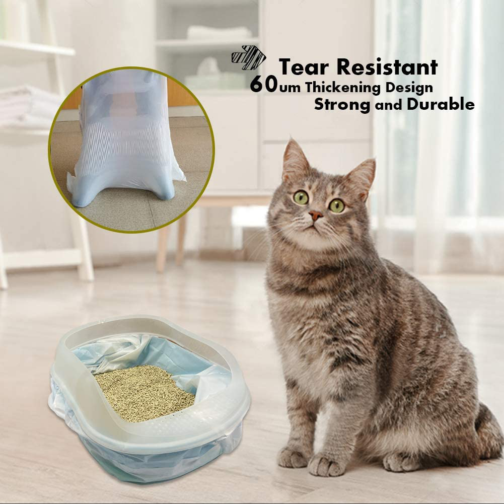 PET N PET Cat Litter Box Liners,Drawstring Litter Liner Bags for Litter Box,Jumbo Cat Litter Pan Liners,Heavy Duty Litter Liners Eco Friendly Pet Cat Supplies Animals & Pet Supplies > Pet Supplies > Cat Supplies > Cat Litter Box Liners PET N PET