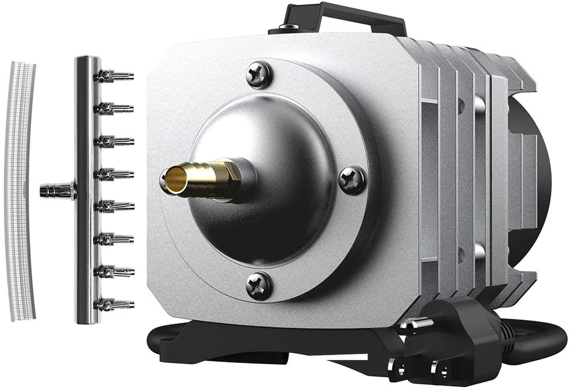 VIVOHOME Electromagnetic Commercial Air Pump, 20W-102W, 317/950/1110/1750 GPH for Aquariums, Fish Tank and Hydroponic Systems Animals & Pet Supplies > Pet Supplies > Fish Supplies > Aquarium & Pond Tubing VIVOHOME 50W-1110GPH