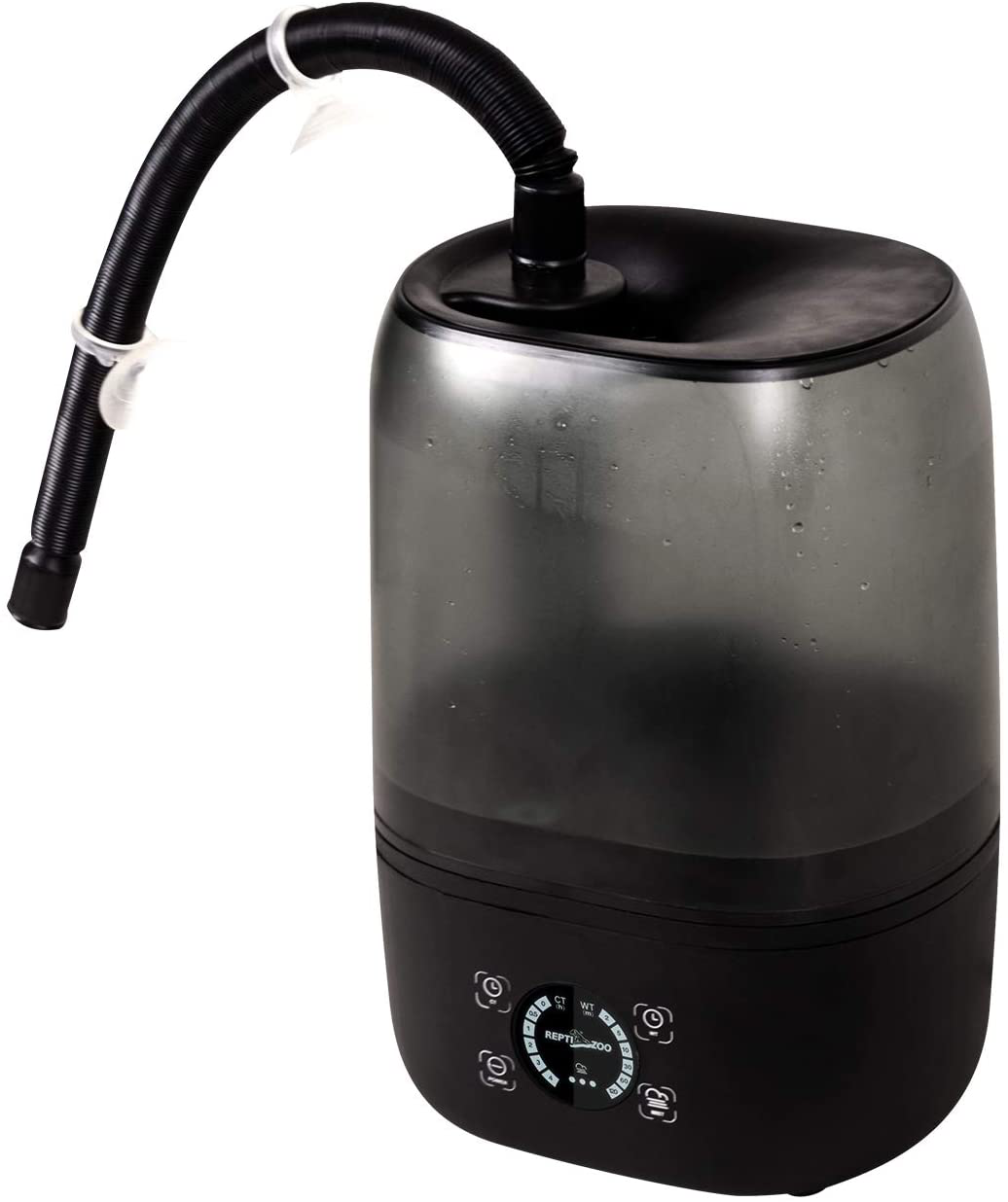 REPTI ZOO 4L Reptile Fogger Mister Tank Reptile Terrariums Humidifier Digital Tank Timing Terrarium Humidifier Smart Touch Screen Adjustable Fogger for Reptiles Amphibians Herps Animals & Pet Supplies > Pet Supplies > Reptile & Amphibian Supplies > Reptile & Amphibian Habitats REPTI ZOO
