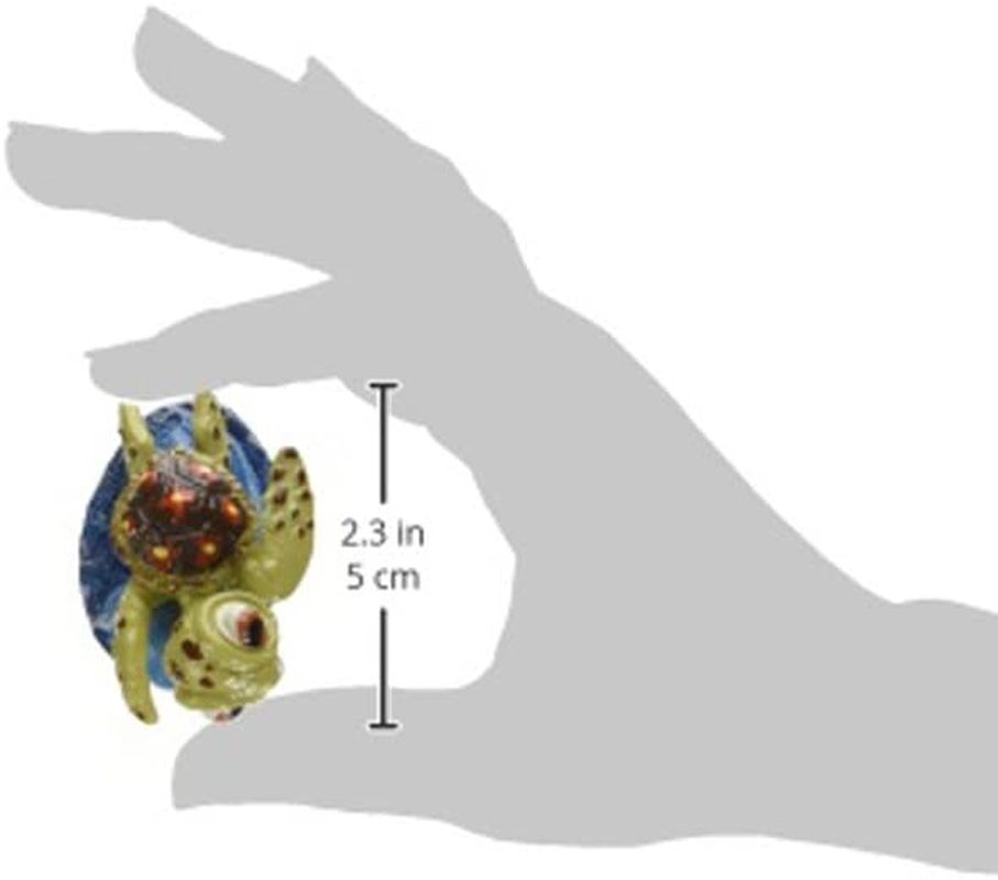 Penn-Plax Squirt Mini Aquarium Ornament for Finding Nemo - Fun Decoration for Your Smaller Tank with This Friendly Turtle Riding a Wave Animals & Pet Supplies > Pet Supplies > Fish Supplies > Aquarium Decor Penn-Plax