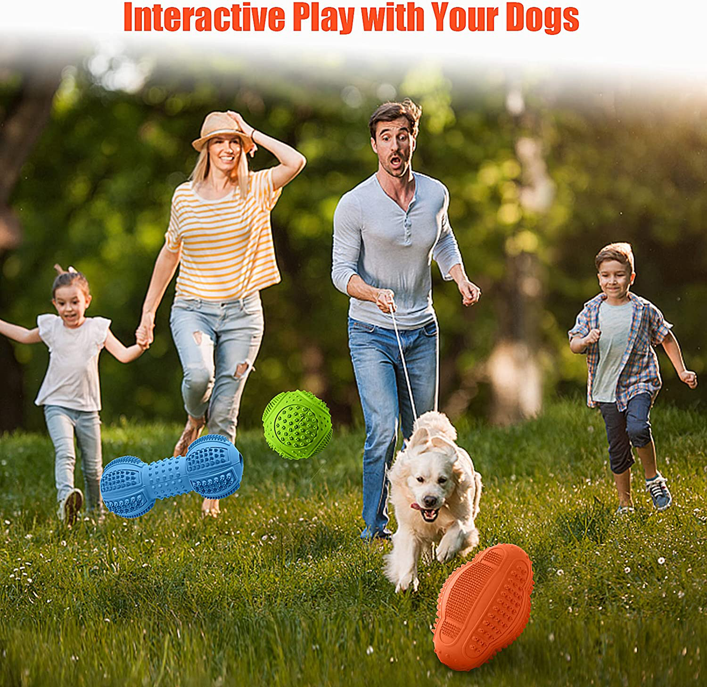 Dog Chew Toys, Dog Toys for Aggressive Chewers Large Breed, Multifunctional Teeth Cleaning and Gum Massage, Tough Dog Toys with Natural Rubber for Large and Medium Small Dog Animals & Pet Supplies > Pet Supplies > Dog Supplies > Dog Toys LUKITO