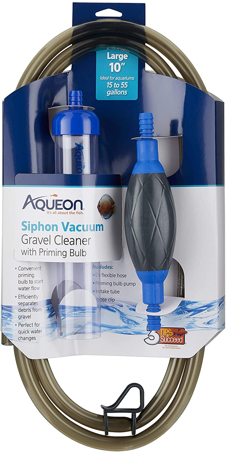 Aqueon Aquarium Siphon Vacuum Gravel Cleaner Animals & Pet Supplies > Pet Supplies > Fish Supplies > Aquarium Gravel & Substrates Aqueon With Bulb