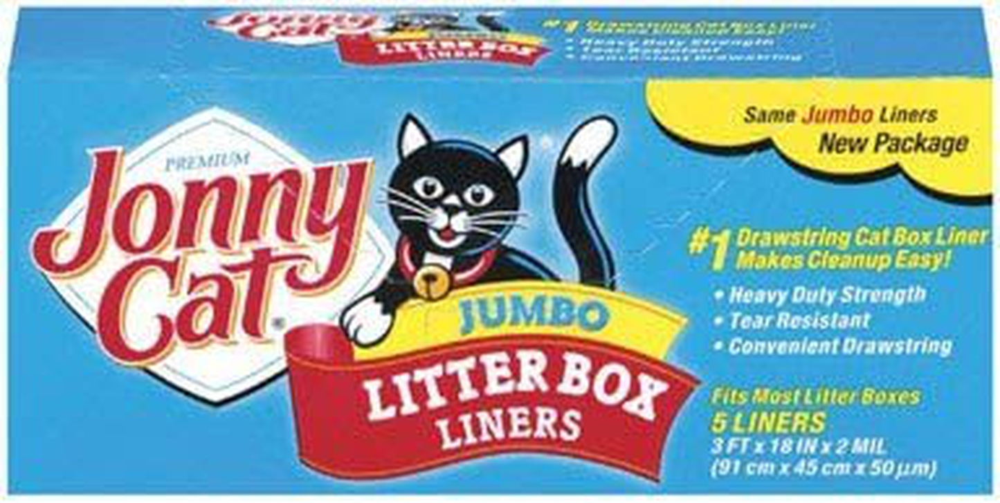 Jonny Cat Cat Litter Box Liners 5 / Box Animals & Pet Supplies > Pet Supplies > Cat Supplies > Cat Litter Box Liners Oil-Dri Corp