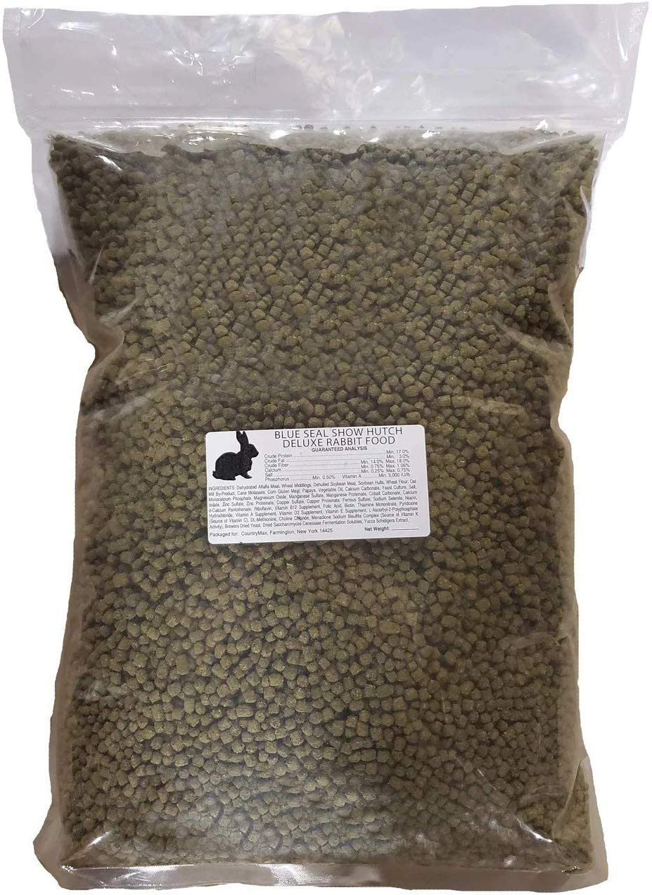 Blue Seal Show Hutch Deluxe Extruded Pellet Rabbit Food Animals & Pet Supplies > Pet Supplies > Small Animal Supplies > Small Animal Food Blue Seal 10 Pound (Pack of 1)