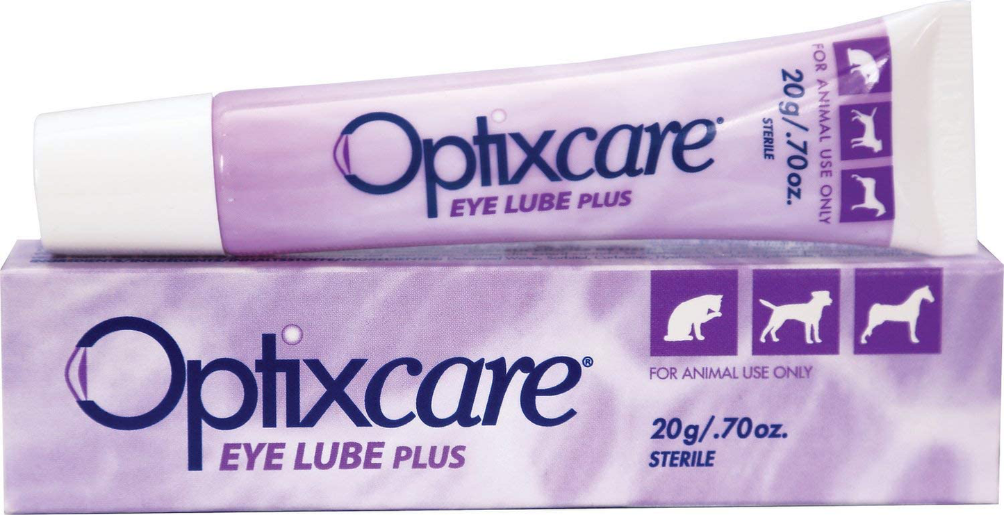 Optixcare Pet Eye Lube plus + Hyaluron 20G for Dog Cat Horses Animals & Pet Supplies > Pet Supplies > Bird Supplies > Bird Treats OptixCare