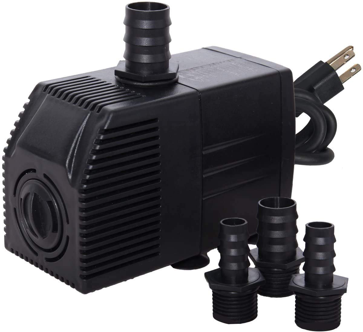 Simple Deluxe Submersible Water Pump for Fish Tank, Hydroponics, Aquaponics, Fountains, Ponds, Statuary, Aquariums & Inline, Black Animals & Pet Supplies > Pet Supplies > Fish Supplies > Aquarium & Pond Tubing Simple Deluxe 290 GPH