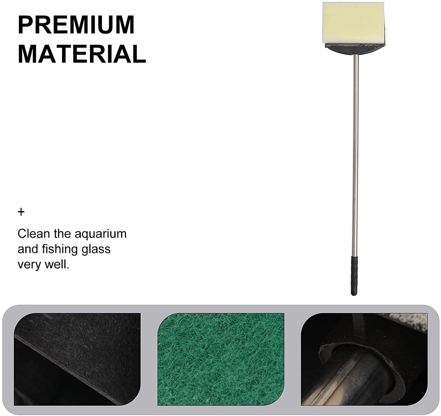 Balacoo 3Pcs Aquarium Cleaning Brush Algae Scraper Clean Brush Fish Tank Sponge Brush Long Handle Fish Tank Scrubber for Acrylic Glass Aquariums Animals & Pet Supplies > Pet Supplies > Fish Supplies > Aquarium Cleaning Supplies balacoo