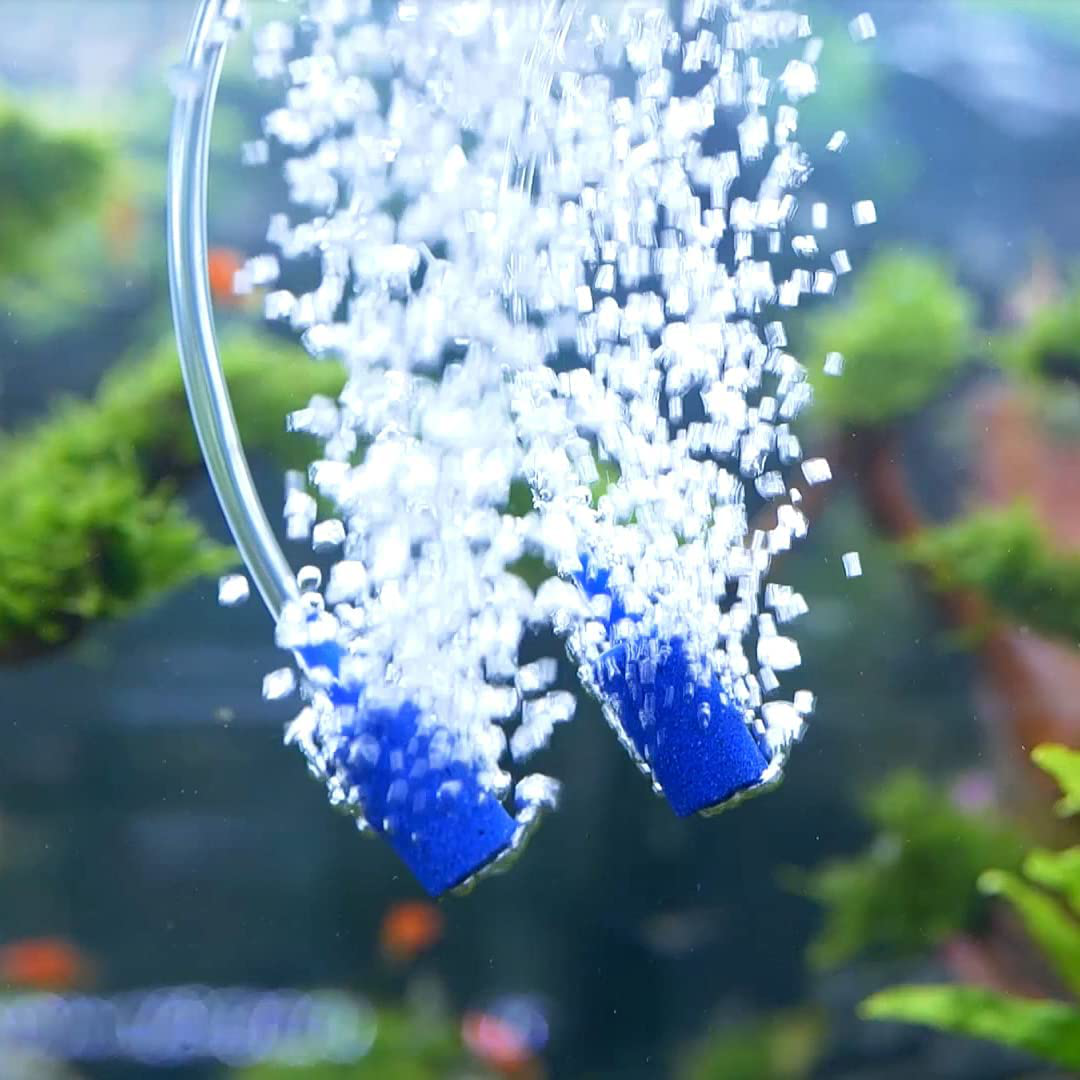 INCLY Aquarium Air Pump, 3W Water Hydroponics Pump for Fish Tank Pond with Dual Air Outlet Adjustable Air Valve, Quiet Oxygen Bubbler up to 80 Gallon with 4 Air Stone 6.6Ft Silicone Tube Animals & Pet Supplies > Pet Supplies > Fish Supplies > Aquarium & Pond Tubing INCLY