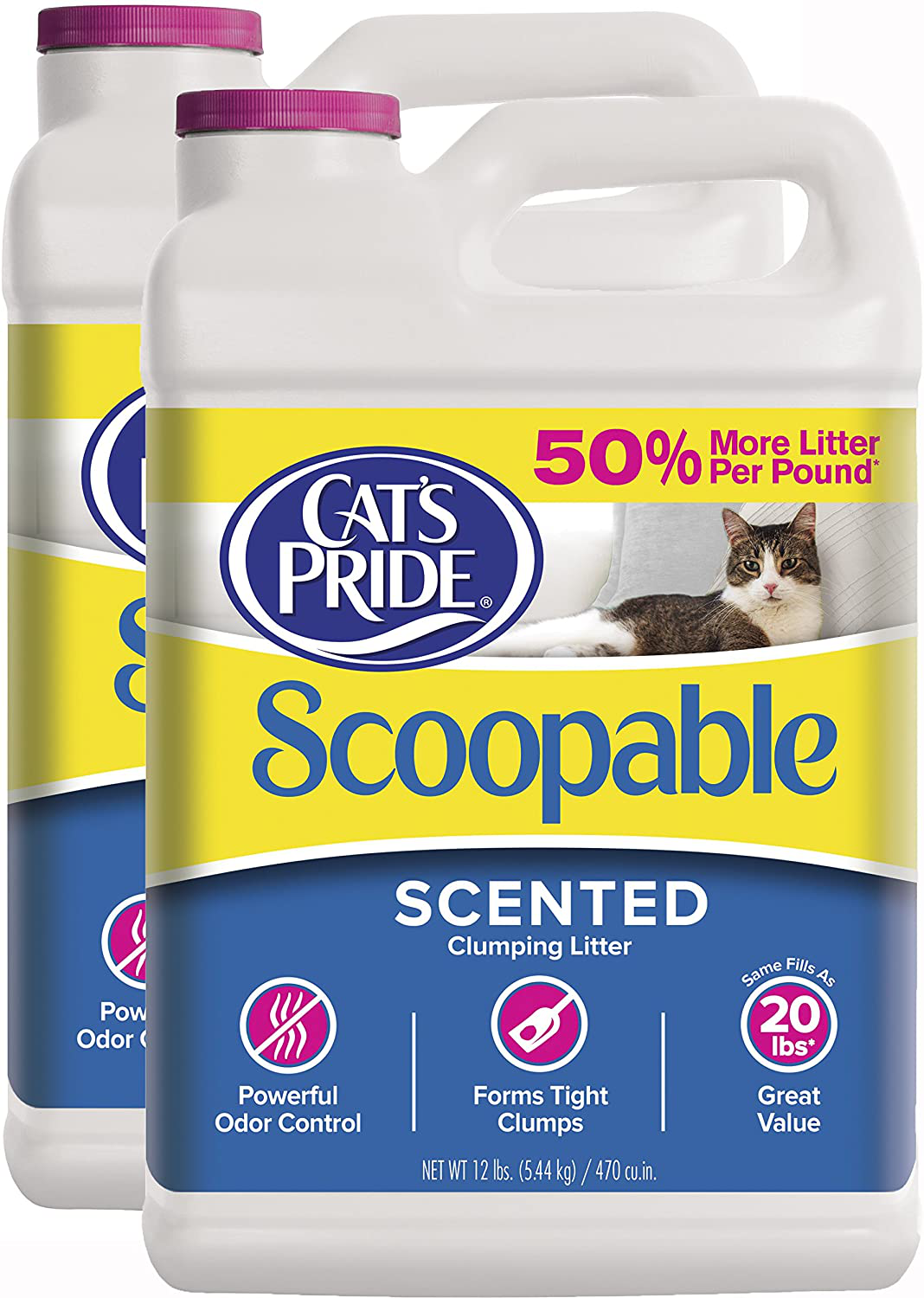 Cat'S Pride Premium Scoopable Cat Litter (2 per Case) Animals & Pet Supplies > Pet Supplies > Cat Supplies > Cat Litter Cat's Pride