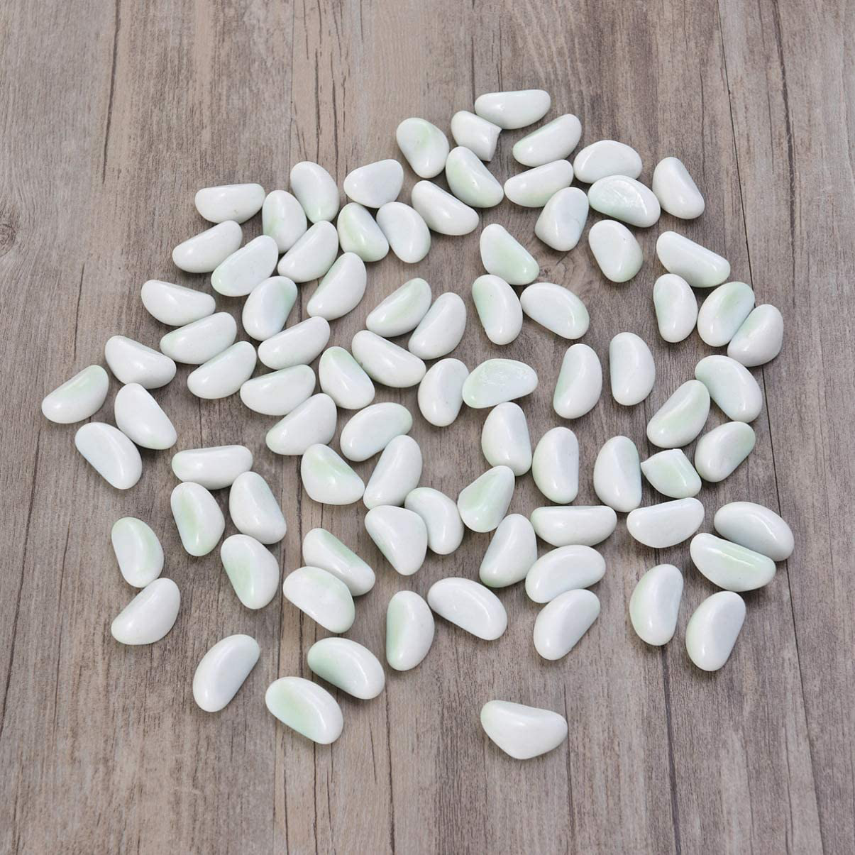 Balacoo Aquarium Natural Gravel Polished Substrate Stones Fish Tank Decorative Pebbles Underwater Landscaping for Vase Fillers,Plants Bonsai 500G (White) Animals & Pet Supplies > Pet Supplies > Fish Supplies > Aquarium Gravel & Substrates balacoo