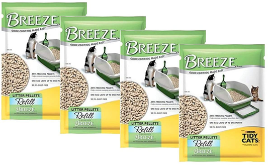 Purina Litter Tidy Cat Breeze Pellets, 3.5 Lb 4-Pack Animals & Pet Supplies > Pet Supplies > Cat Supplies > Cat Litter BATEMEN W   