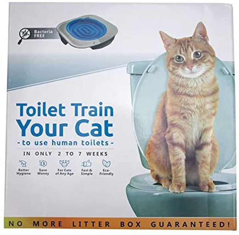 Kkhouse 40X40X3.5Cm Plastic Cat Toilet Training Kit Litter Box Puppy Cat Litter Mat Cat Toilet Trainer Toilet Pet Cleaning Cat Training Animals & Pet Supplies > Pet Supplies > Cat Supplies > Cat Litter Box Mats kkhouse