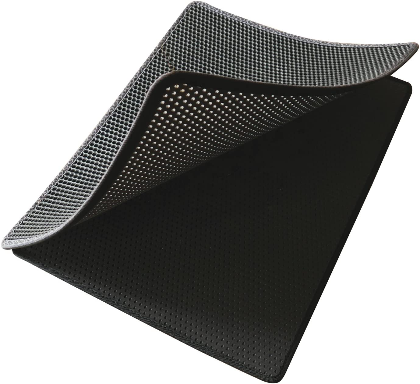 Cat Litter Mat with Scatter Control Dual Structure, 3-Way Access Ez2Clean 30Inch X 23Inch Big, Litter Box Mat. Grab Litters and Super Easy to Clean Because of Dual Structure and 3-Way Access Animals & Pet Supplies > Pet Supplies > Cat Supplies > Cat Litter Box Mats Beaverton Ideas Dark Grey