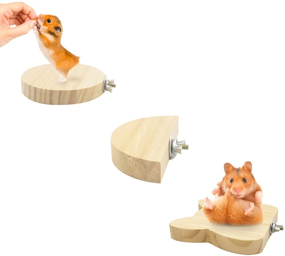 RABBITP Wood Bird Perch-Toys and Accessories for Parrot, Parakeet, Syrian Hamster, Ferret, Chinchilla, Guinea Pig-Hamster Play Stand Platform with Ladder… Animals & Pet Supplies > Pet Supplies > Bird Supplies > Bird Cage Accessories RABBITP XS