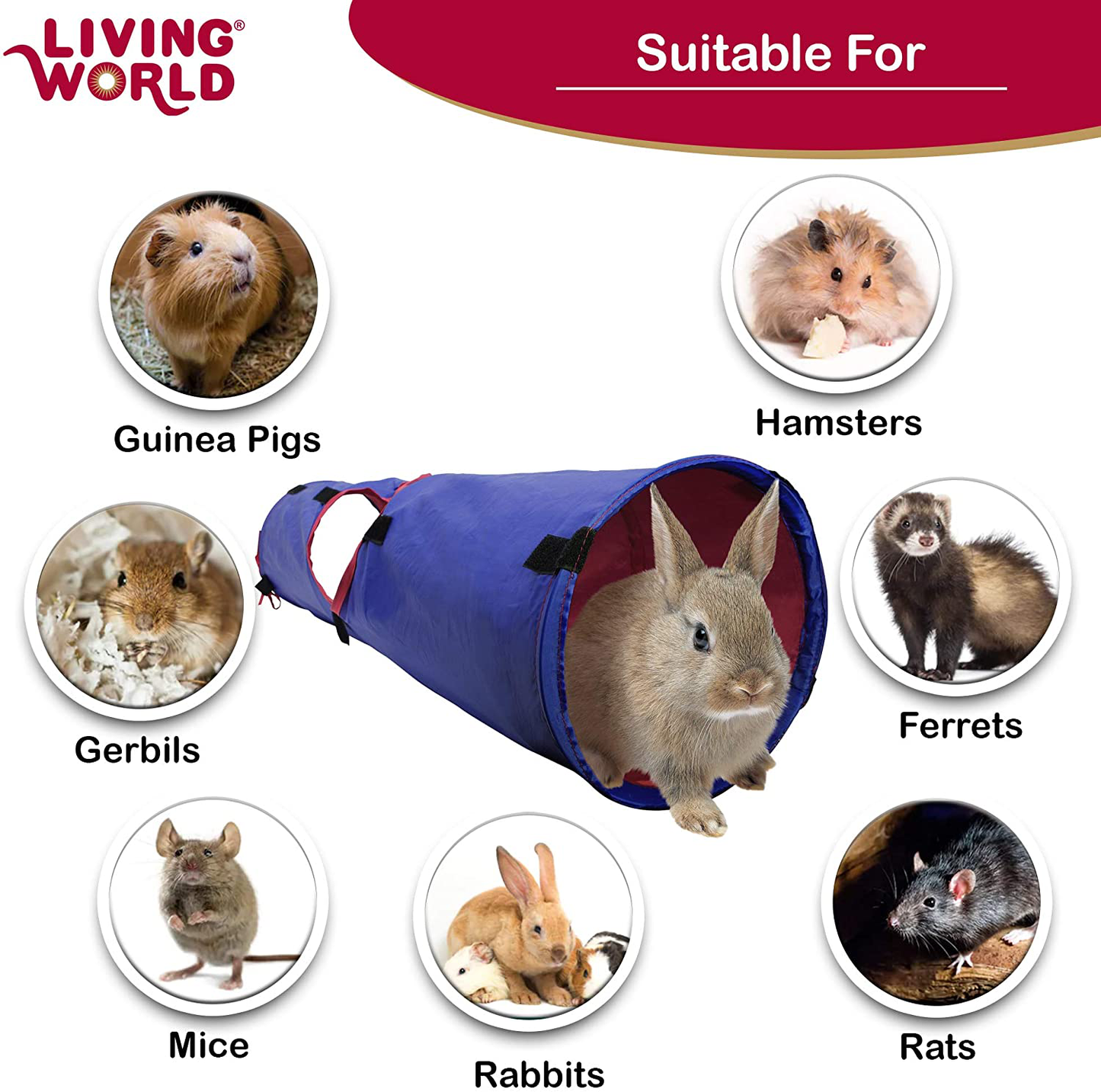 Living World Hagen Pet Tunnel Animals & Pet Supplies > Pet Supplies > Small Animal Supplies > Small Animal Habitat Accessories Living World