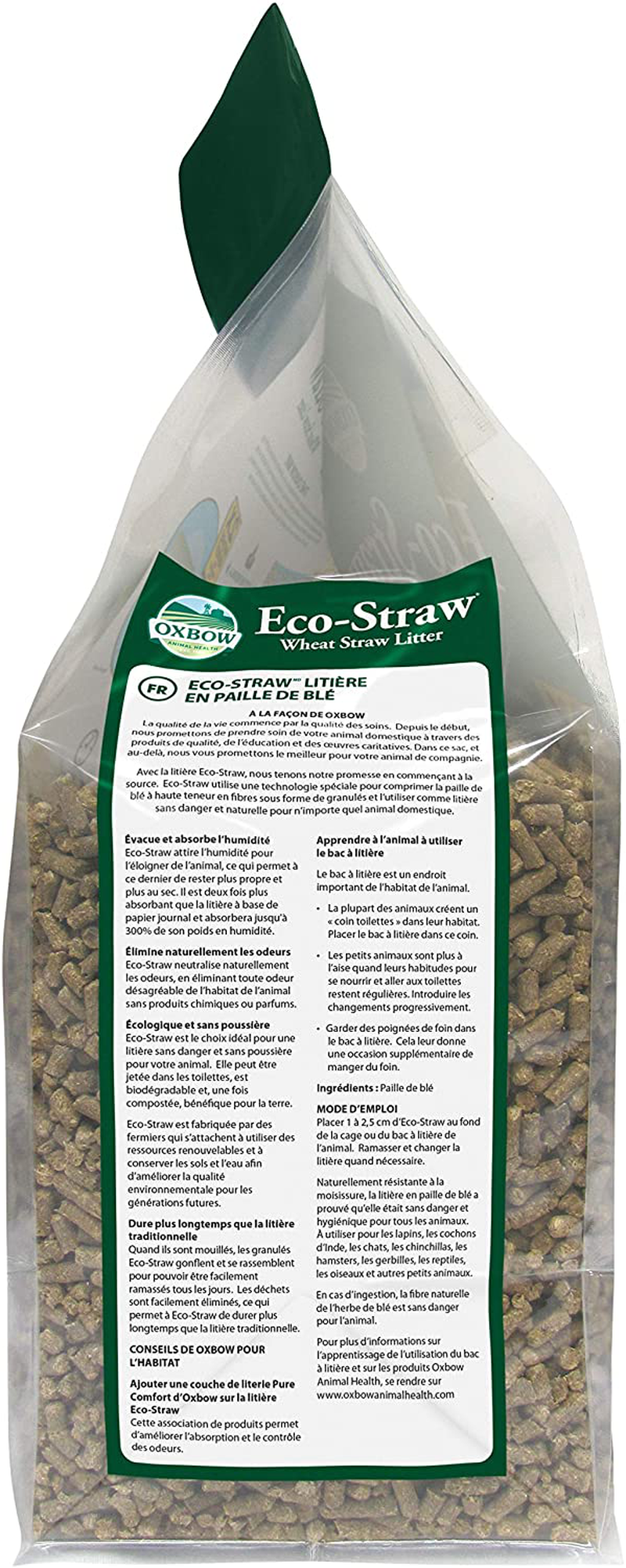 Oxbow Animal Health Eco-Straw Litter, 8 Pound Bag Animals & Pet Supplies > Pet Supplies > Cat Supplies > Cat Litter Oxbow
