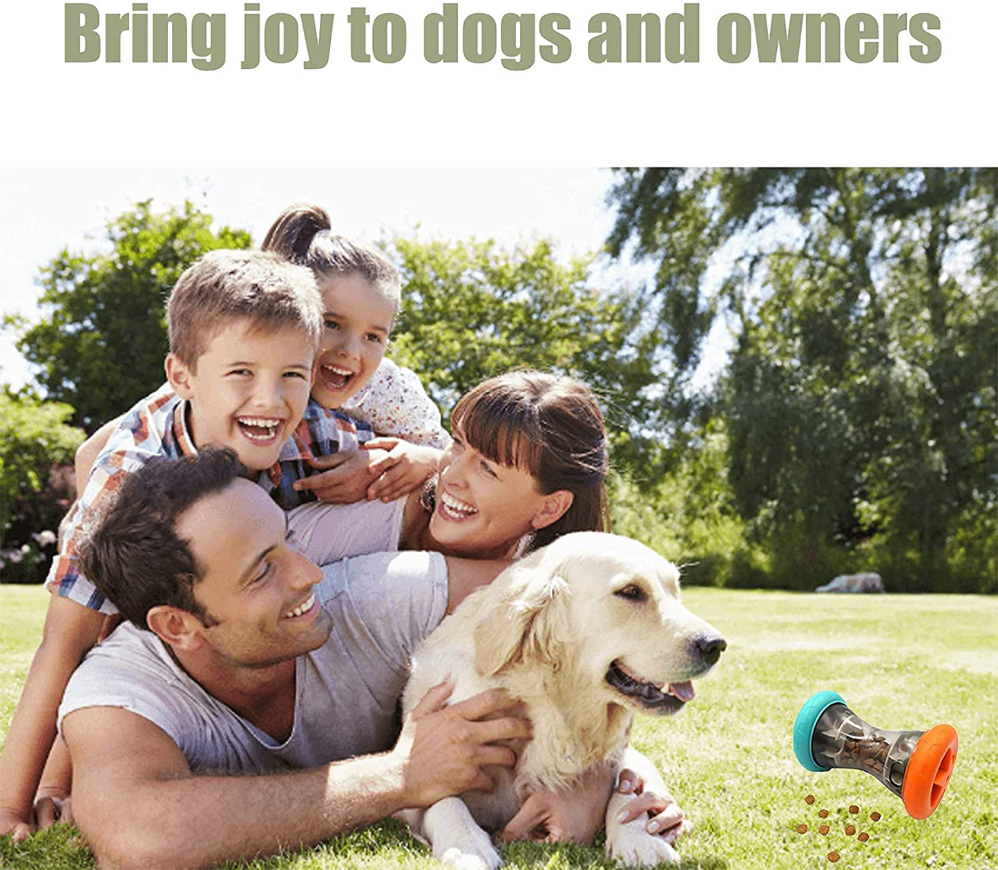 Treat Dispensing Puzzle Toys for Small Dogs,Interactive Chase Toys,Slow Feeder,Perfect Alternative to Slow Feeder Dog Bowls to Improves Pets Digestion,Barbell-Shaped Dog Toys Animals & Pet Supplies > Pet Supplies > Dog Supplies > Dog Toys Aelflane