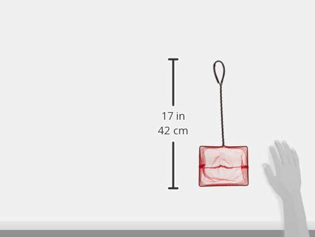 Pen-Plax QNR6 Infra-Reds Invisible Aquarium Quick Nets, 6",Red Animals & Pet Supplies > Pet Supplies > Fish Supplies > Aquarium Fish Nets Pen-Plax