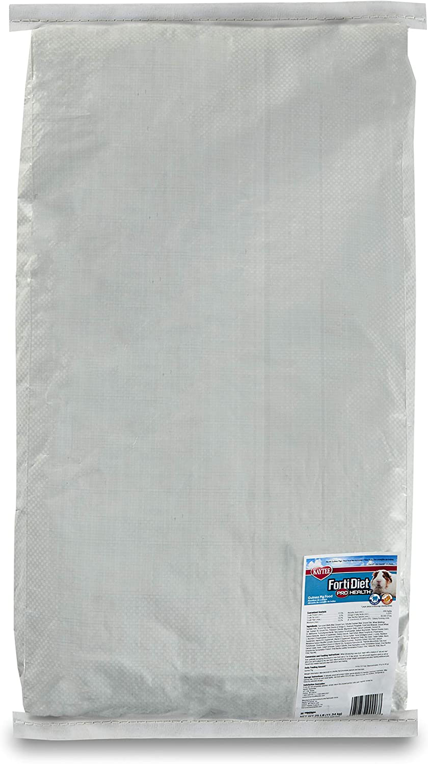 Kaytee Forti-Diet Pro Health Guinea Pig Food Animals & Pet Supplies > Pet Supplies > Small Animal Supplies > Small Animal Food Kaytee 25 Pound (Pack of 1)