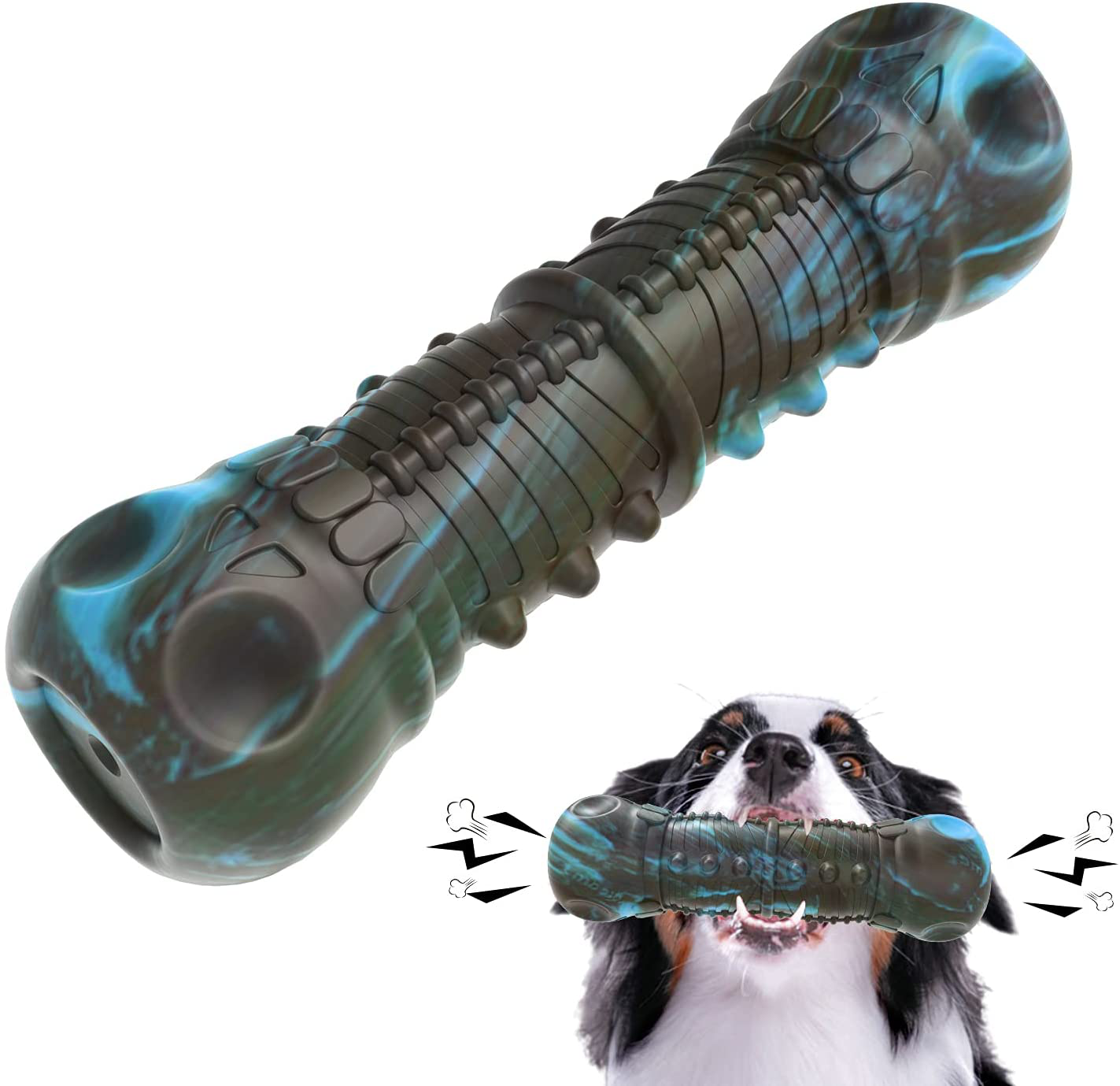 SYEENIFY Dog Toys for Aggressive Chewers Large Breed,Squeaky Dog Toys for Large Medium Dogs Aggressive Chewers,100% Natural Rubber,Milk Flavor Animals & Pet Supplies > Pet Supplies > Dog Supplies > Dog Toys SYEENIFY Style A