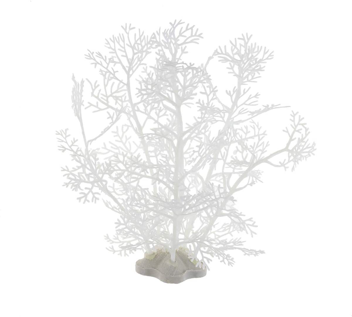 JIH Aquarium Decor Plastic Plant Small,Fish Tank Decoration Ornament Artificial Plants 8 Inch (White 2 Pcs) Animals & Pet Supplies > Pet Supplies > Fish Supplies > Aquarium Decor JIH