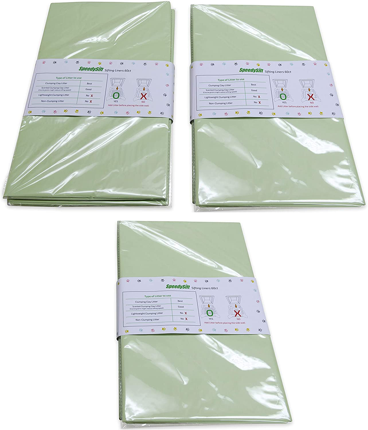 Speedysift Sifting Liners Refills, Oxo-Biodegradable Animals & Pet Supplies > Pet Supplies > Cat Supplies > Cat Litter Box Liners SpeedySift 12 Packs (168 Counts)