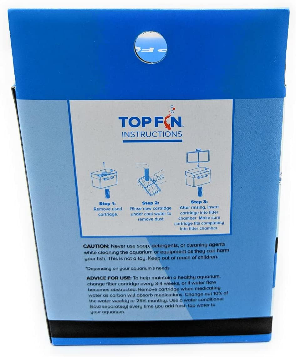 Top Fin EF-S Element Filter Cartridges (6 Count) for Fish Tank Animals & Pet Supplies > Pet Supplies > Fish Supplies > Aquarium Filters Top Fin