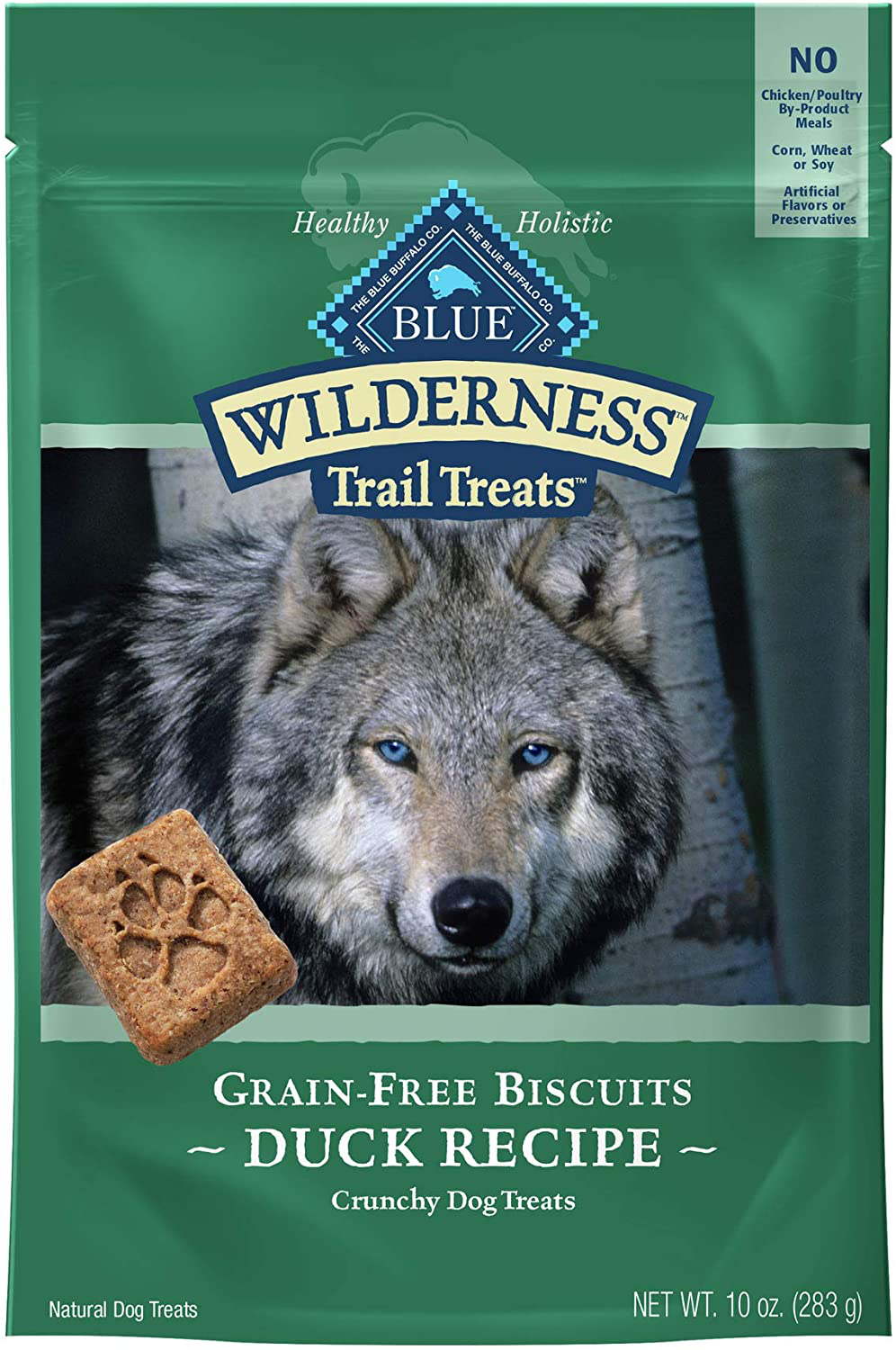 Blue Buffalo Wilderness Trail Treats Grain Free Biscuits Crunchy Dog Treats Animals & Pet Supplies > Pet Supplies > Dog Supplies > Dog Treats Blue Buffalo Duck 10 Ounce (Pack of 1)